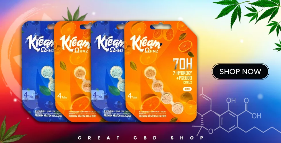 Kream 7OH Hydroxy + Pseudo Extract Tablets 4ct