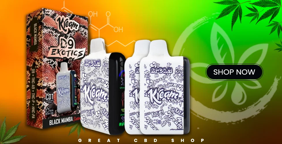 Kream D9 Exotics Disposable Vape 8g