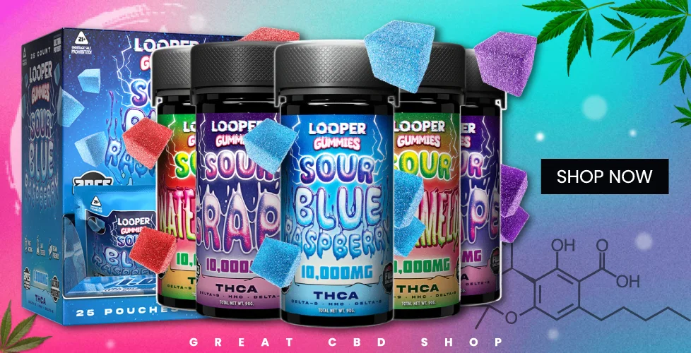Looper THCa | D9 | HHC | D8 Sour Gummies