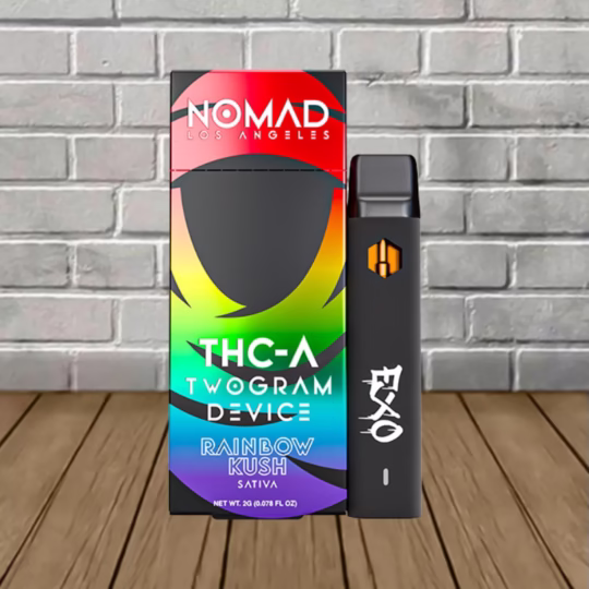 Nomad LA THCa Diposable 2g - Rainbow Kush -- Sativa -- DISPOSABLE
