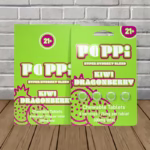 Poppi Hyper Hydroxy Blend 75mg - Kiwi Dragonberry -- BULK CASE DEAL 6 X 4ct = 24 Tablets
