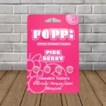 Poppi Hyper Hydroxy Blend 75mg - Pink Berry -- Single 4ct Blister