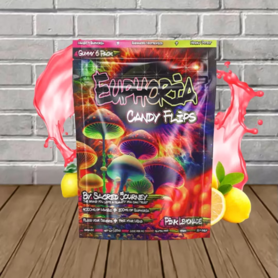 Sacred Journey Euphoria Candy Flips 4200mg 6 pack - Pink Lemonade