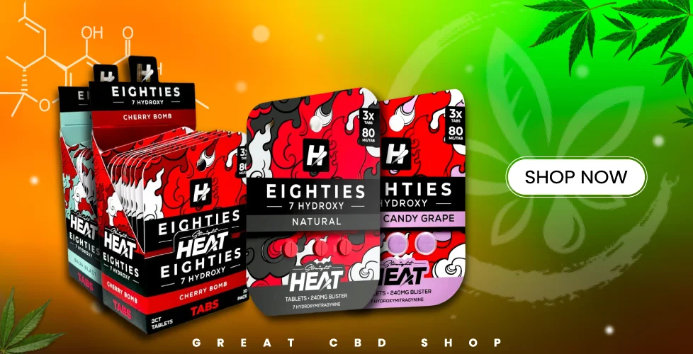 Straight Heat Eighties 7 Hydroxy Tablets – 80mg