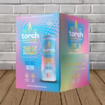 Torch High Potency 25mg THC Seltzer 4 pack - Blue Razz -- 4 Pack