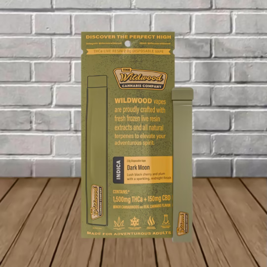 Wildwood THCa Liquid Diamond Live Resin 2g Disposable - Dark Moon -- Indica -- DISPOSABLE