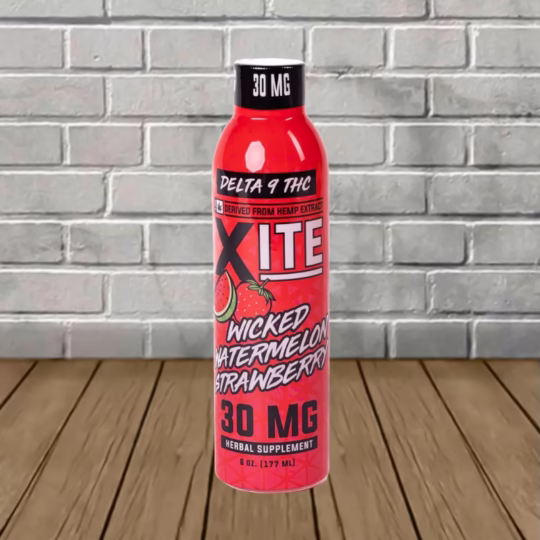 XITE Delta-9 THC Fresh Drinks 30mg - Wicked Watermelon Strawberry