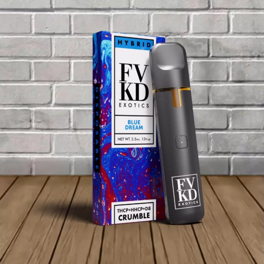 FVKD Exotics Crumble Disposable 3.5g - Blue Dream -- Hyrbid -- DISPOSABLE