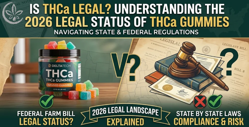 Is THCA Legal? Understanding the 2026 Legal Status of THCa Gummies