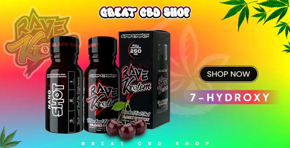 Rave Kratom Super Strength Blacked Out Shot 250mg