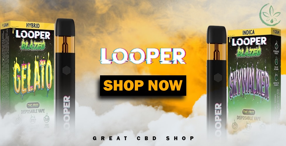 Looper Blazed THC Free Disposable 1g