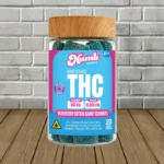Numb Hemp Infused THC Gummies 10,000mg-Blueberry Cotton Candy