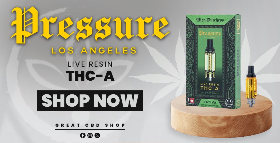Pressure LA Live Resin THCa Vape Cartridge 3.5g