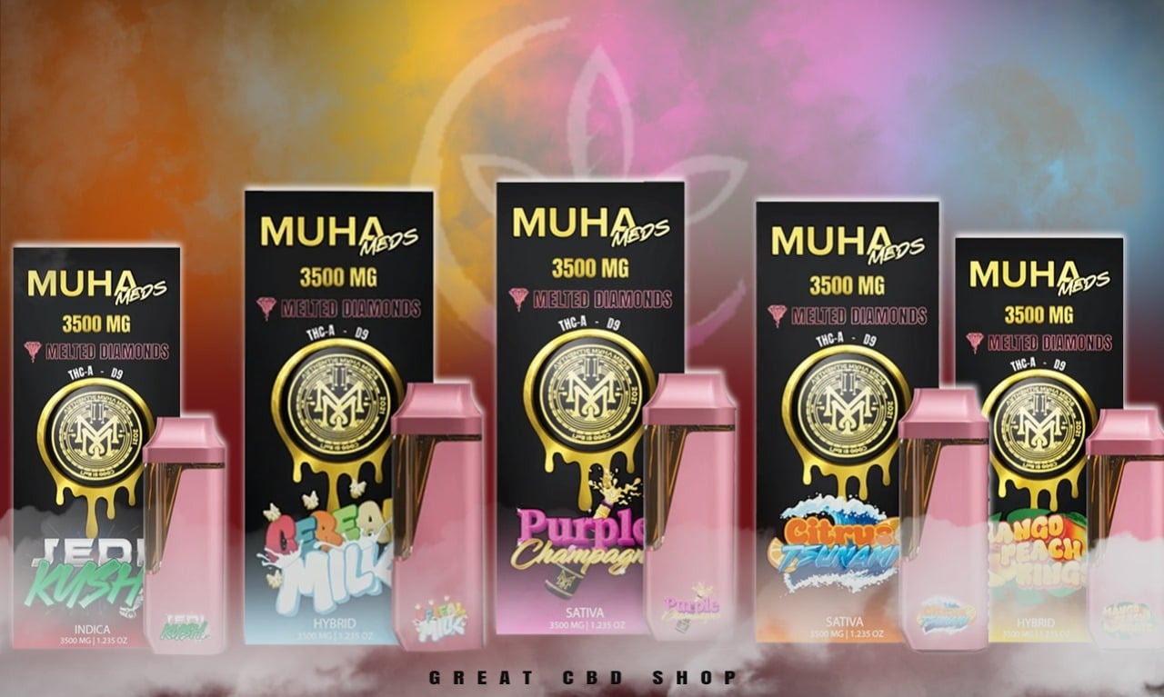Muha Meds Melted Diamonds THCa Disposable 3.5g