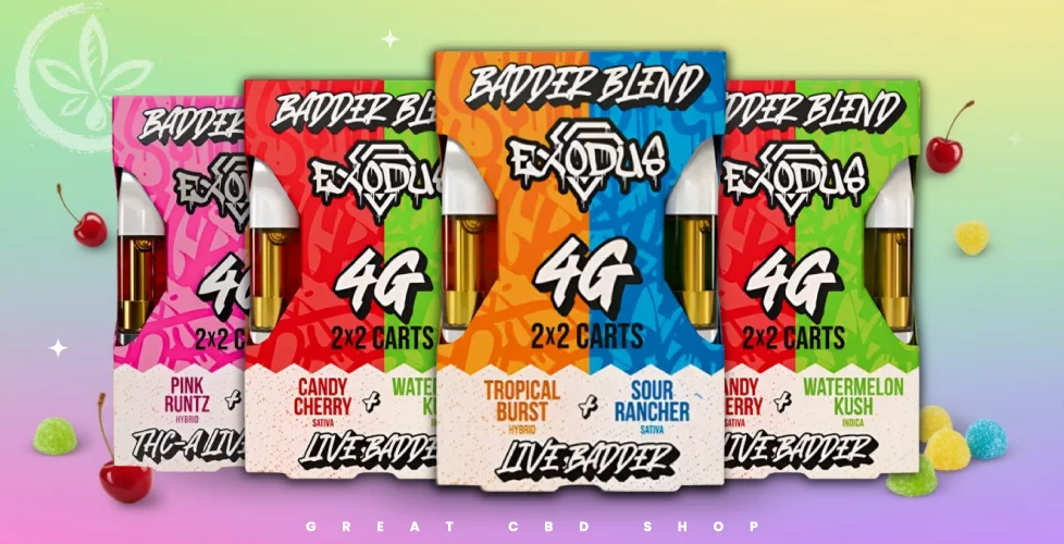 Exodus Badder Blend Duo Cartridges 4g