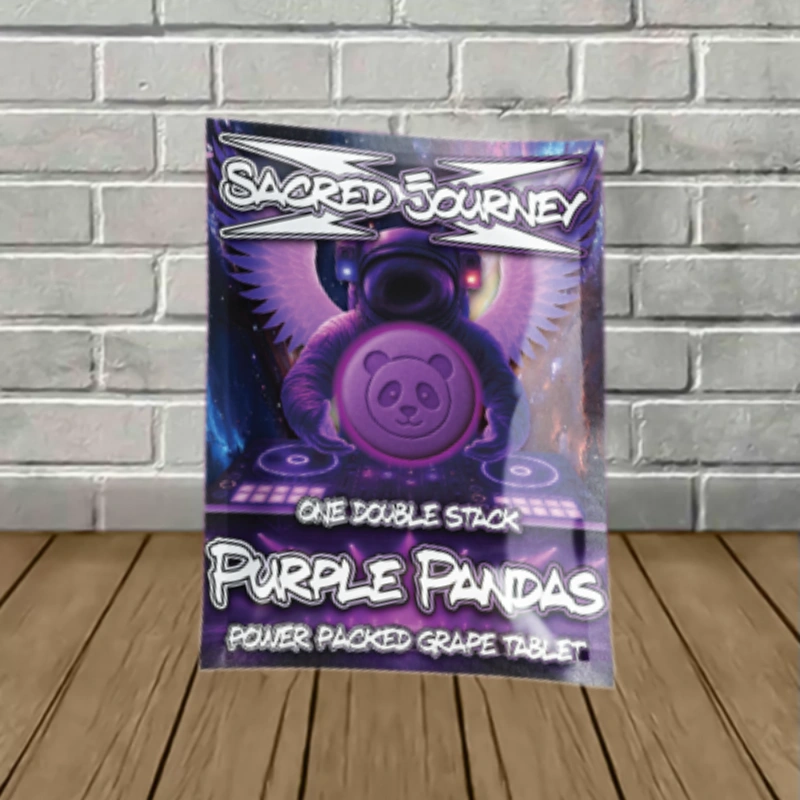 Sacred Journey Euphoric Hippyflip Tablets 2750mg-Purple Panda -- Power Packed Grape