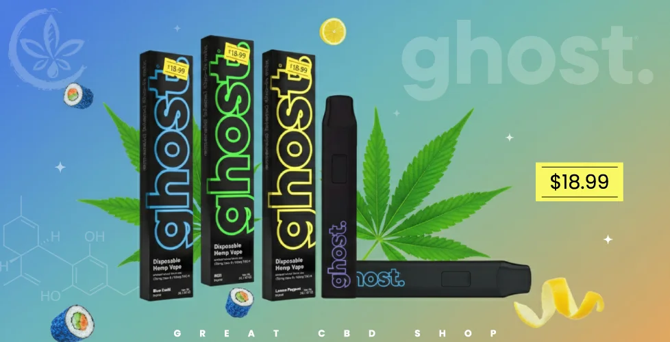 Ghost Emerald Blend THCH Disposable Hemp Vape