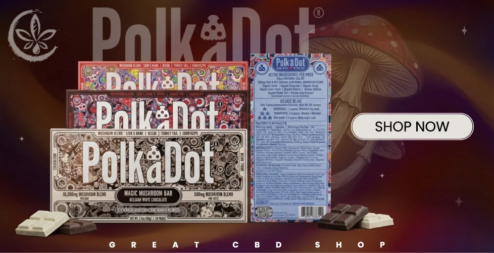 Polk A Dot Magic Mushroom Blend Chocolate 10000mg