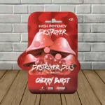 Destroyer Dots High-Potency Mushroom Tablets 12000mg - Cherry Burst -- 4ct Blister Pack
