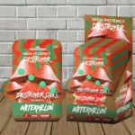 Destroyer Dots High-Potency Mushroom Tablets 12000mg - Watermelon -- 4ct X 10 = 40 Tablets BULK CASE