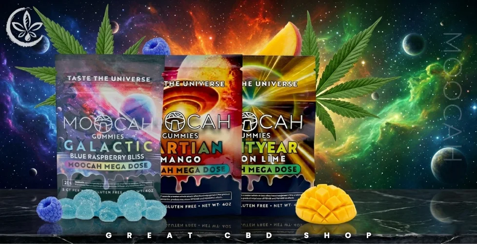 Moocah Mega Dose Mushroom Gummies 5ct