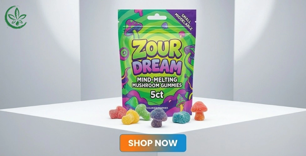 Zour Dream Mind Melting Mushroom Gummies 5ct