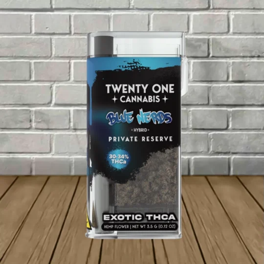 21 Cannabis Private Reserve THCa One-Hitter 3.5g - Blue Nerdz -- Hybrid