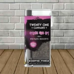 21 Cannabis Private Reserve THCa One-Hitter 3.5g - Grape Gas #7 -- Indica