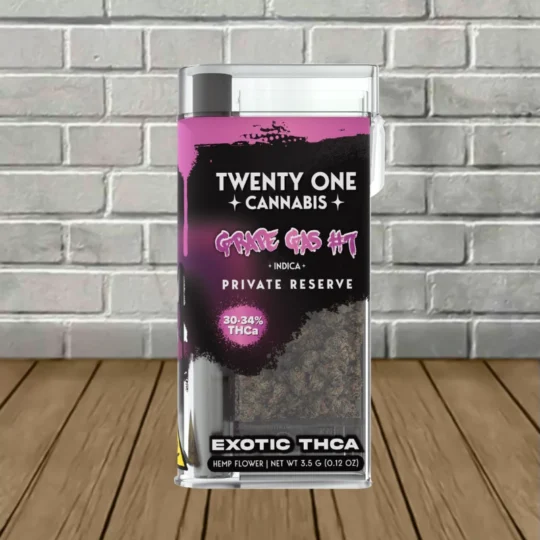 21 Cannabis Private Reserve THCa One Hitter Flower 3.5g - Great