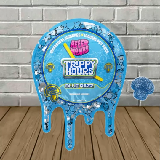 After Hours Mushroom Blend Gummies 10ct - Blue Razz