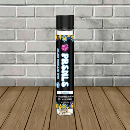 After Hours THCa Diamond Infused Prerolls 2ct x 1.5g - Blue Dream Pie -- Sativa