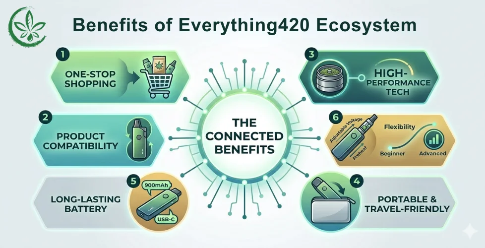 Benefits of Everything420 Ecosystem
