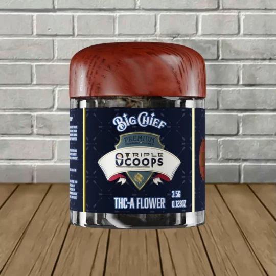 Big Chief Indoor THCa Flower 3.5g - Triple Scoops -- Indica