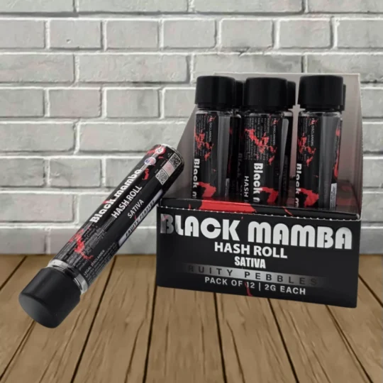 Black Mamba Hash Hole Preroll 1ct - Fruity Pebbles -- Sativa (1)