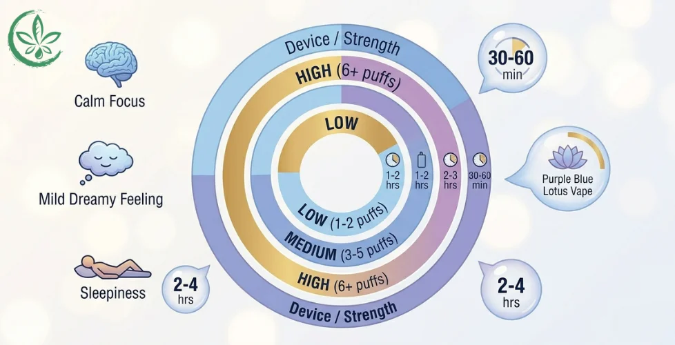 Blue Lotus Vape Dosage Awareness