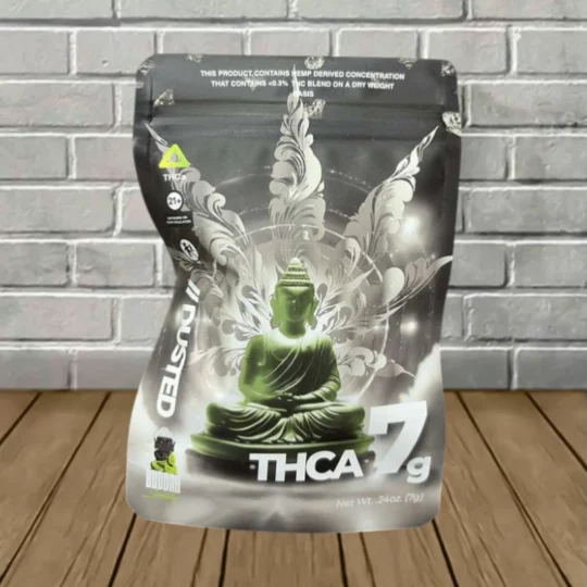 Buddah Society Diamond Dusted THCa Flower - Frozen Gorilla -- Sativa -- 7g