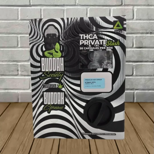 Buddah Society THCa Exotic Flower Party Pack 20g - Cereal Milk -- Hybrid -- Private Stash