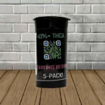 Chronic THCa Prerolls - 5ct Jar - Strong Berry