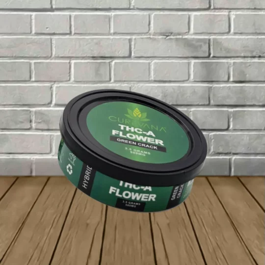 Curevana Indoor Grown THCa Flower - Green Crack -- Hybrid -- 3.5g