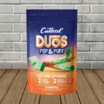 CutLeaf Duos Pop & Puff 2 Gummies (20mg) + 2 Prerolls (2g) - Strawapple -- Sativa