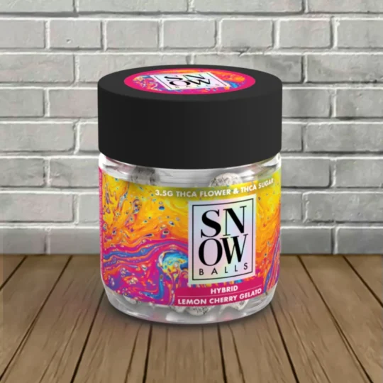 FVKD Snow Balls Flower THCa 3.5g - Lemon Cherry Gelato -- Hybrid