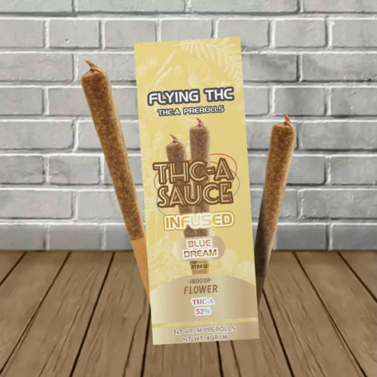 Flying Horse THC Sauced Infused Prerolls THCa 2g - Blue Dream -- Hybrid