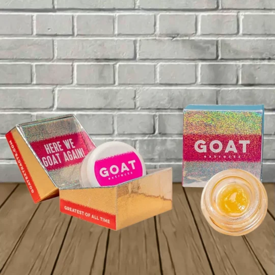 Goat Extracts THCa Live Badder Dabs - Pancakes -- Hybrid