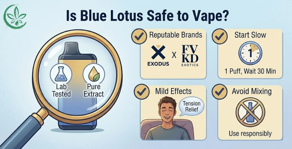 Is Blue Lotus Safe to Vape?