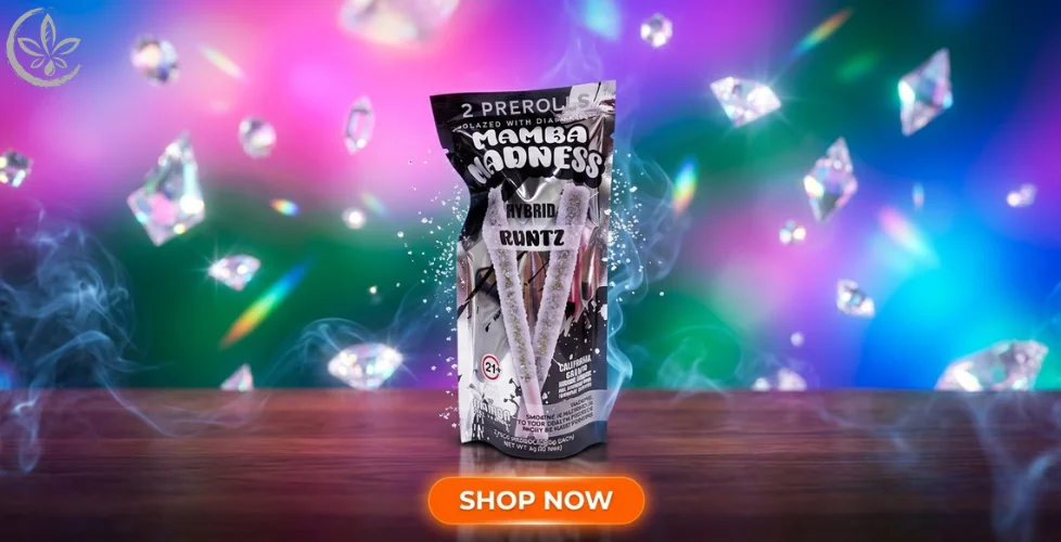 Mamba Diamond Glazed 2×2 Pre Rolls 4g