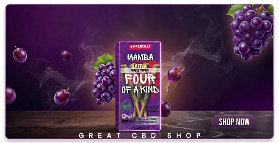 Mamba Four of a Kind Pre Rolls 8g