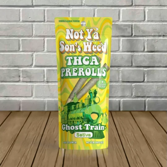 Not Ya Son's Weed THCa Prerolls 2ct - Ghost Train -- Sativa