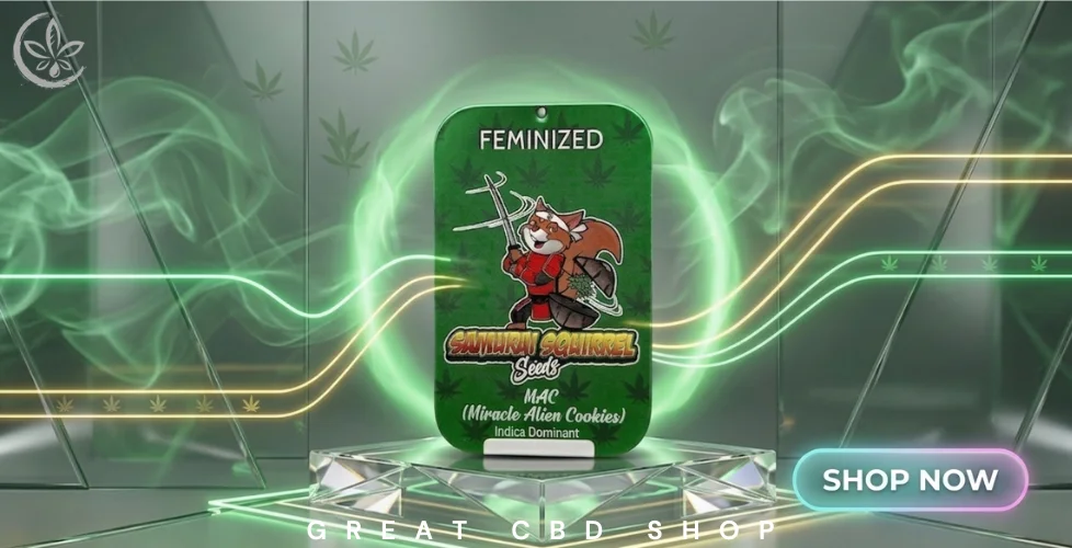 Samurai Squirrel Seeds Feminized Cannabis Seeds 5ct