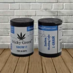 Sticky Green SNOW THCa Diamond Dusted 1g - Wedding Cake -- Sativa