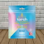 Torch High Potency D9 Gummies 250mg - Blue Razz